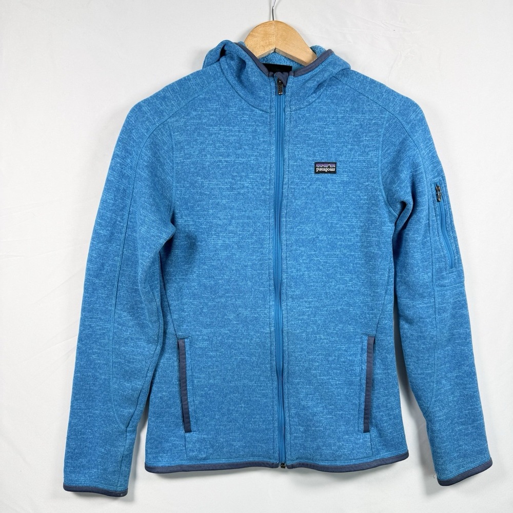 Patagonia Womens Better Sweater Full Zip Hoody Jacket S Blue